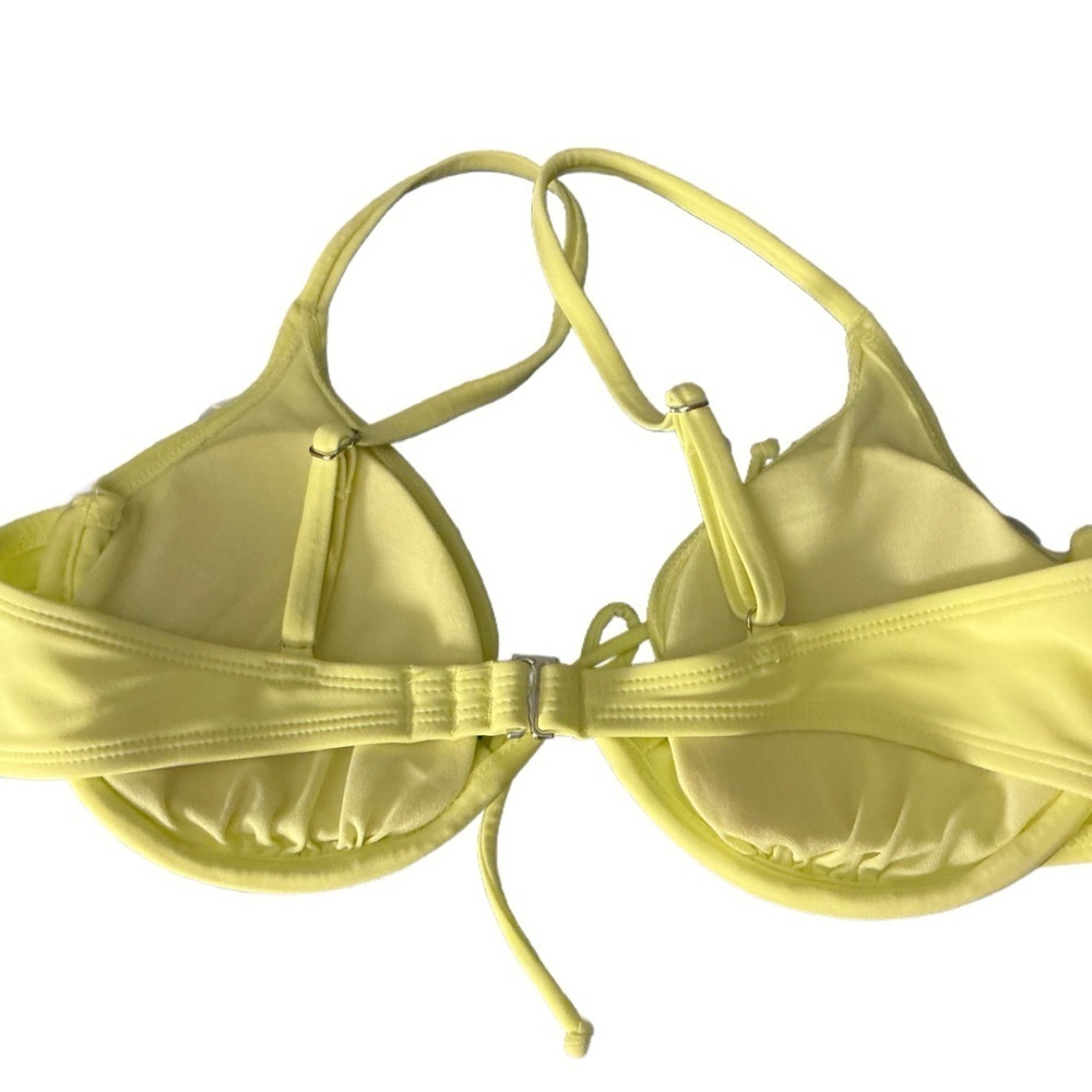 Wild Fable Yellow Under Wire Bikini Top NWT Size L - Picture 3 of 3
